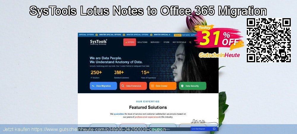 SysTools Lotus Notes to Office 365 Migration wunderbar Angebote Bildschirmfoto