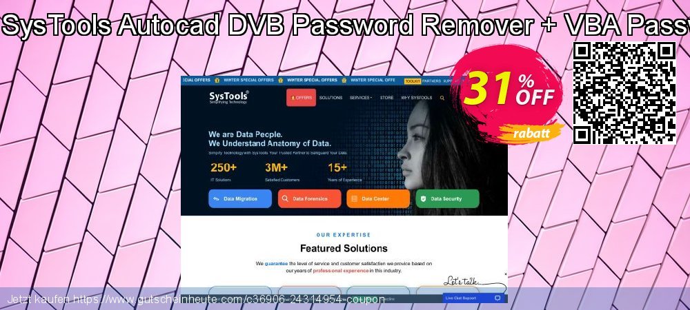 Bundle Offer - SysTools Autocad DVB Password Remover + VBA Password Remover klasse Förderung Bildschirmfoto