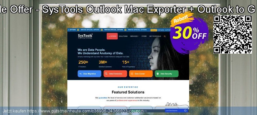 Bundle Offer - SysTools Outlook Mac Exporter + Outlook to G Suite Sonderangebote Sale Aktionen Bildschirmfoto