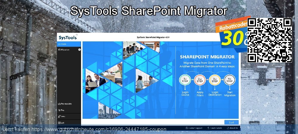 SysTools SharePoint Migrator wundervoll Preisnachlässe Bildschirmfoto