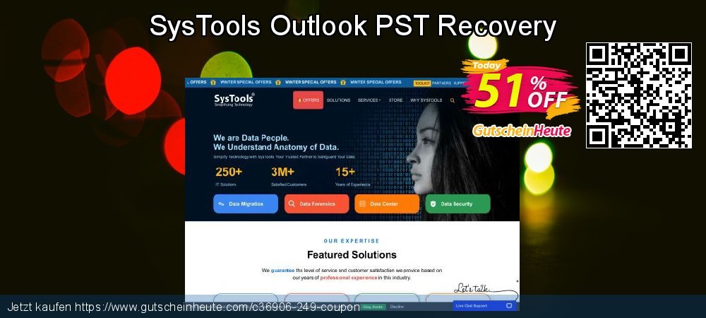SysTools Outlook PST Recovery formidable Angebote Bildschirmfoto