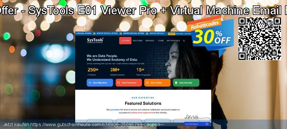 Bundle Offer - SysTools E01 Viewer Pro + Virtual Machine Email Recovery überraschend Beförderung Bildschirmfoto