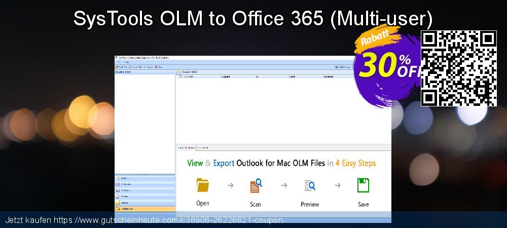 SysTools OLM to Office 365 - Multi-user  Exzellent Förderung Bildschirmfoto