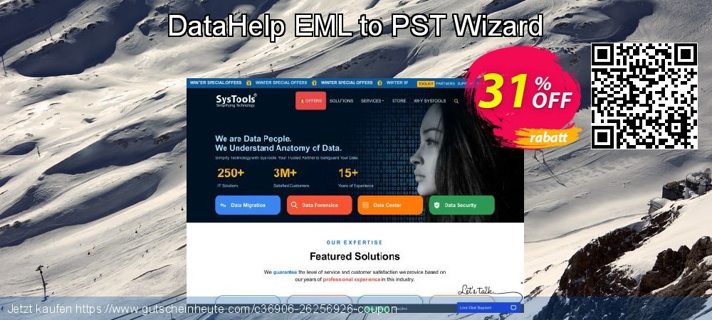 DataHelp EML to PST Wizard unglaublich Disagio Bildschirmfoto