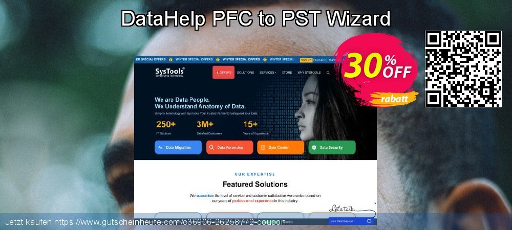 DataHelp PFC to PST Wizard umwerfende Ermäßigungen Bildschirmfoto