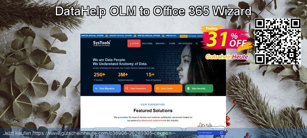 DataHelp OLM to Office 365 Wizard Sonderangebote Angebote Bildschirmfoto