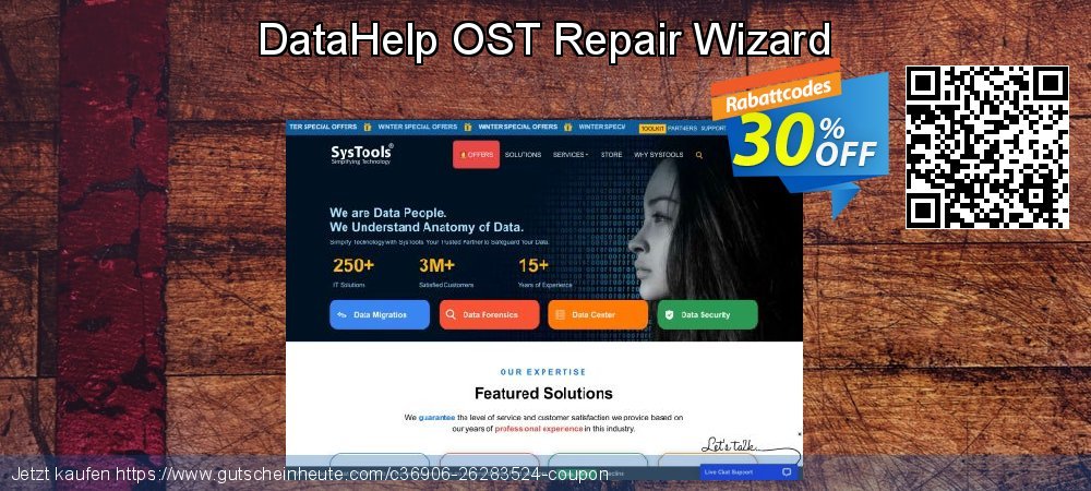 DataHelp OST Repair Wizard unglaublich Ermäßigungen Bildschirmfoto