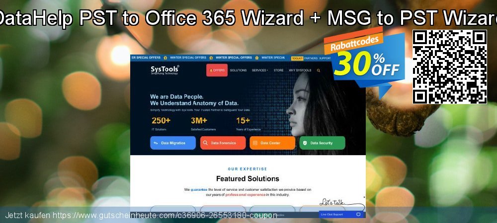 DataHelp PST to Office 365 Wizard + MSG to PST Wizard umwerfenden Angebote Bildschirmfoto