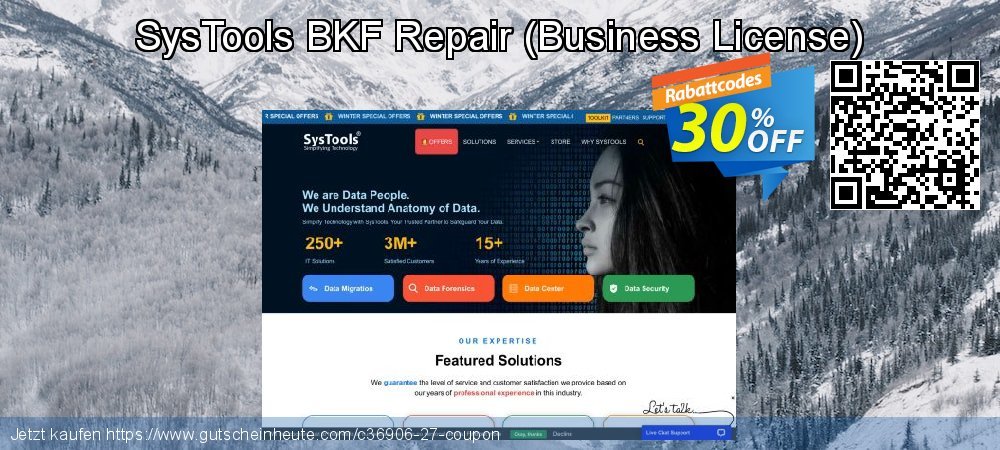 SysTools BKF Repair - Business License  aufregende Ermäßigungen Bildschirmfoto