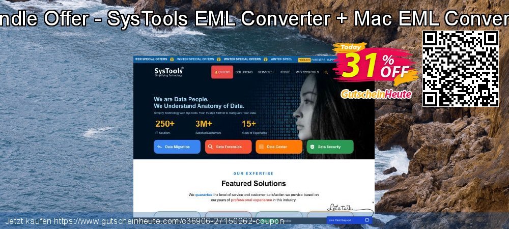 Bundle Offer - SysTools EML Converter + Mac EML Converter überraschend Außendienst-Promotions Bildschirmfoto