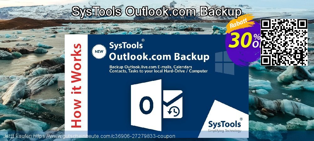 SysTools Outlook.com Backup unglaublich Disagio Bildschirmfoto