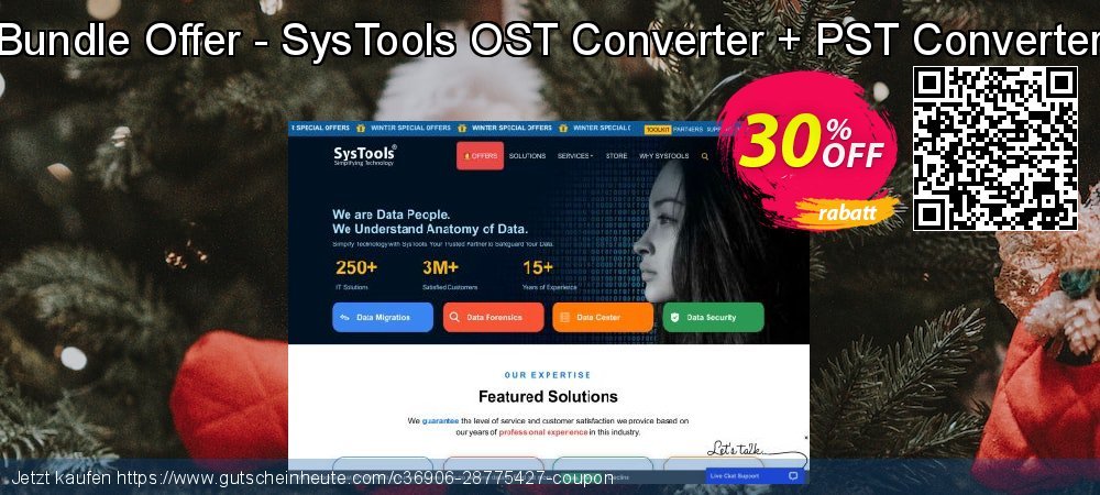 Bundle Offer - SysTools OST Converter + PST Converter erstaunlich Ausverkauf Bildschirmfoto