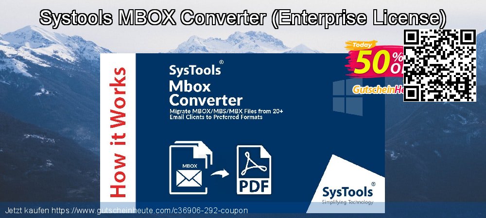 Systools MBOX Converter - Enterprise License  spitze Preisreduzierung Bildschirmfoto