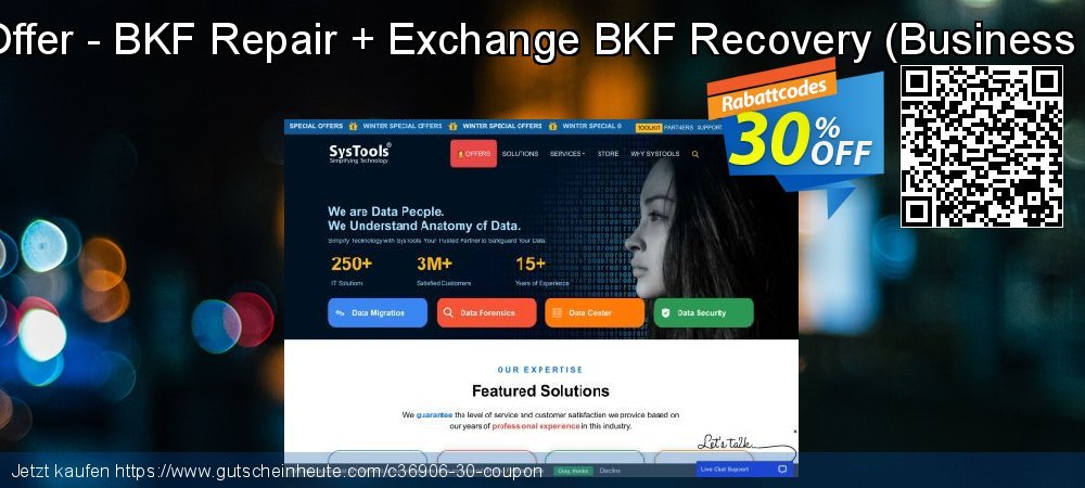 Bundle Offer - BKF Repair + Exchange BKF Recovery - Business License  klasse Promotionsangebot Bildschirmfoto