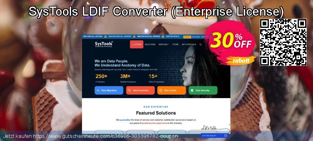 SysTools LDIF Converter - Enterprise License  toll Disagio Bildschirmfoto