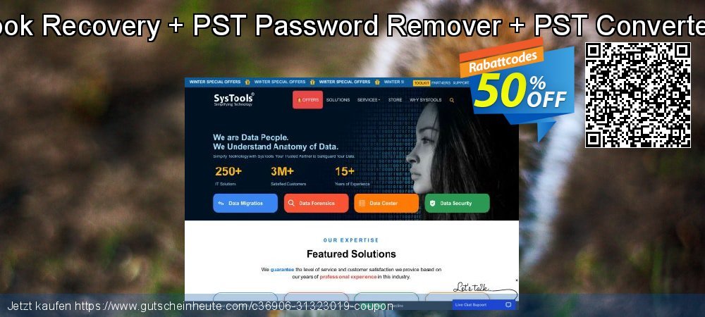 Bundle Offer - SysTools PST Merge + Outlook Recovery + PST Password Remover + PST Converter + Split PST + Outlook Duplicate Remover verwunderlich Sale Aktionen Bildschirmfoto