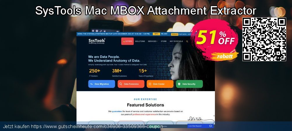 SysTools Mac MBOX Attachment Extractor genial Ausverkauf Bildschirmfoto