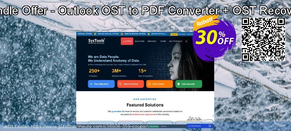 Bundle Offer - Outlook OST to PDF Converter + OST Recovery ausschließenden Außendienst-Promotions Bildschirmfoto
