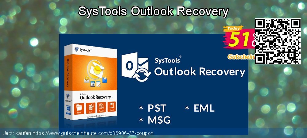 SysTools Outlook Recovery erstaunlich Außendienst-Promotions Bildschirmfoto
