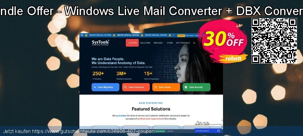 Bundle Offer - Windows Live Mail Converter + DBX Converter Exzellent Disagio Bildschirmfoto