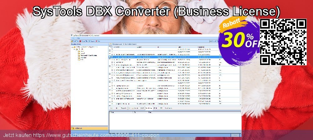 SysTools DBX Converter - Business License  umwerfende Preisreduzierung Bildschirmfoto