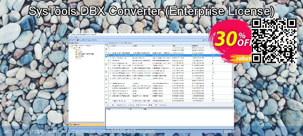 SysTools DBX Converter - Enterprise License  umwerfenden Preisnachlass Bildschirmfoto