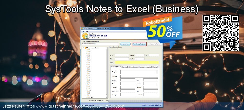 SysTools Notes to Excel - Business  atemberaubend Preisnachlass Bildschirmfoto