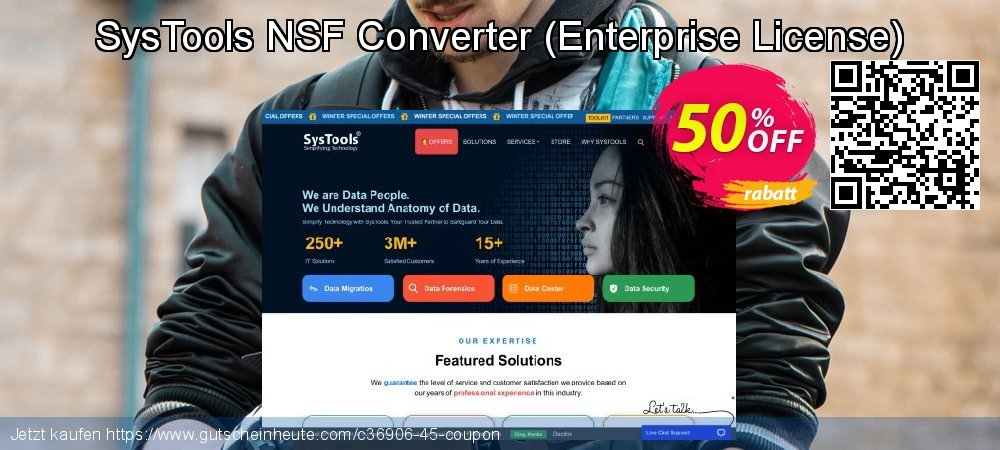 SysTools NSF Converter - Enterprise License  verblüffend Preisnachlässe Bildschirmfoto