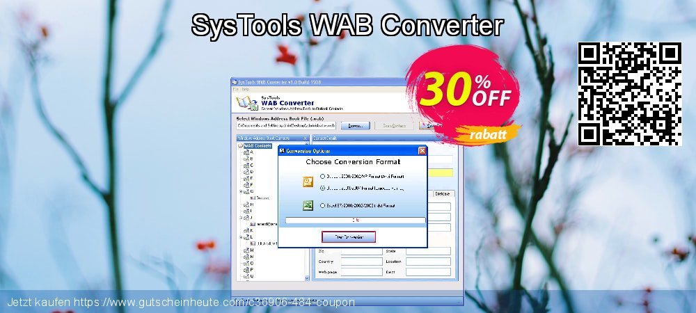 SysTools WAB Converter besten Rabatt Bildschirmfoto