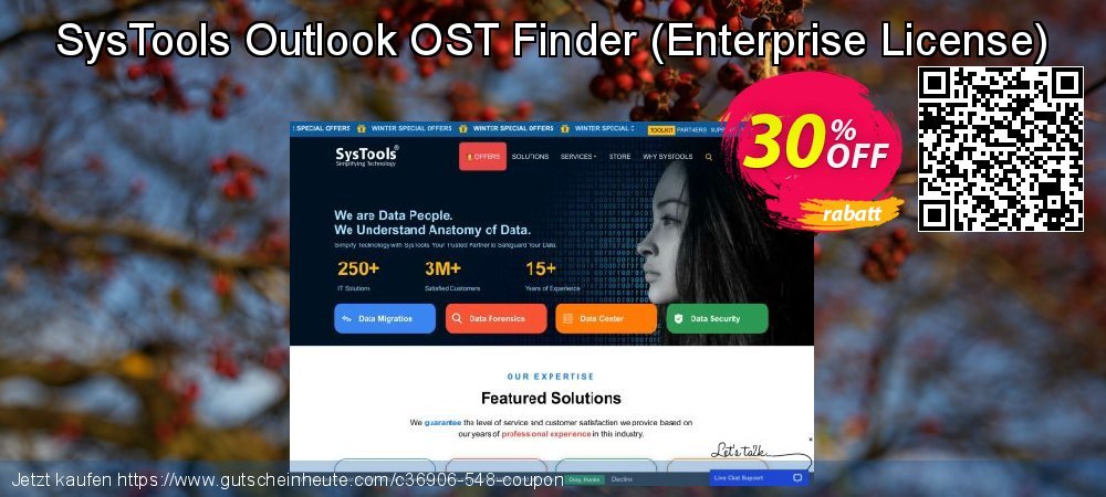 SysTools Outlook OST Finder - Enterprise License  erstaunlich Preisnachlass Bildschirmfoto