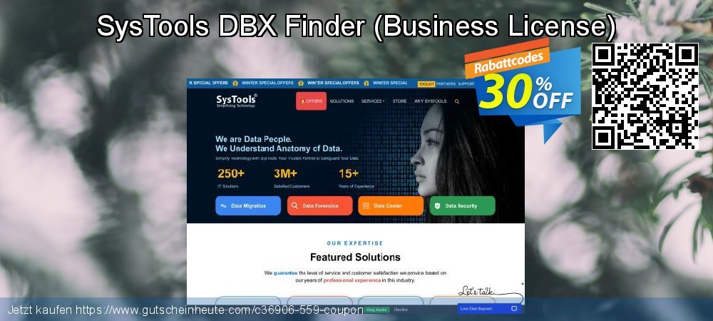 SysTools DBX Finder - Business License  formidable Ermäßigung Bildschirmfoto