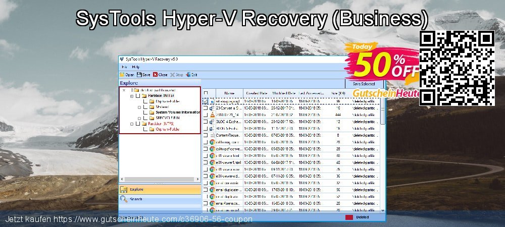SysTools Hyper-V Recovery - Business  umwerfenden Preisnachlass Bildschirmfoto