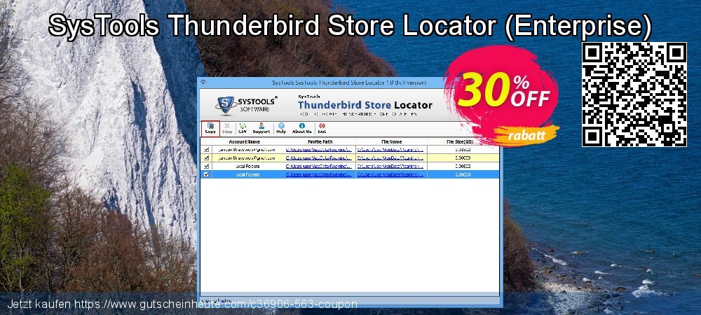SysTools Thunderbird Store Locator - Enterprise  beeindruckend Außendienst-Promotions Bildschirmfoto