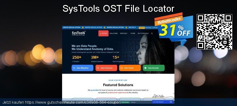 SysTools OST File Locator faszinierende Preisreduzierung Bildschirmfoto