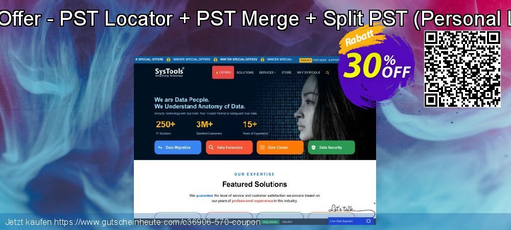 Bundle Offer - PST Locator + PST Merge + Split PST - Personal License  genial Ermäßigungen Bildschirmfoto