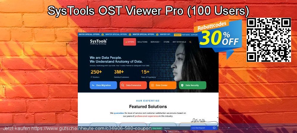 SysTools OST Viewer Pro - 100 Users  unglaublich Außendienst-Promotions Bildschirmfoto