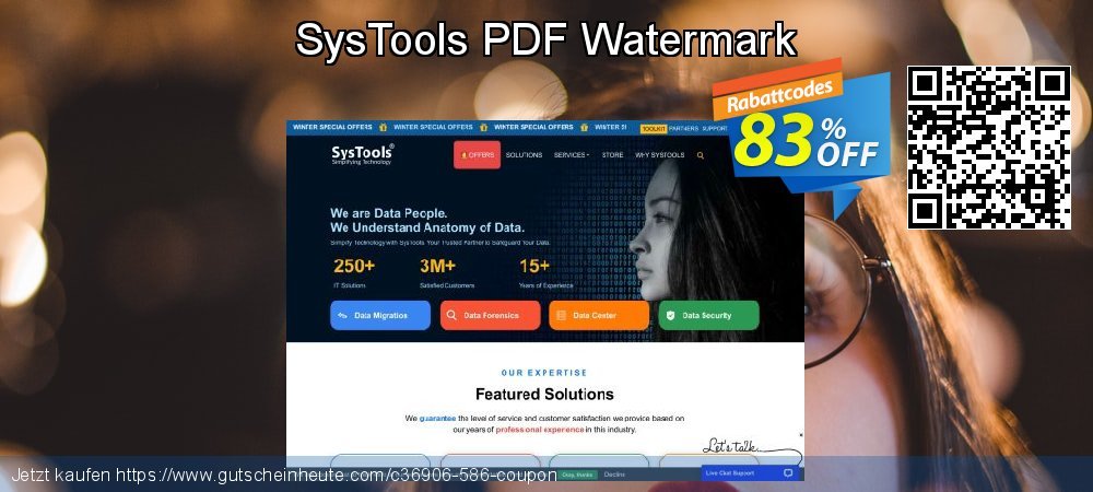 SysTools PDF Watermark wunderschön Rabatt Bildschirmfoto