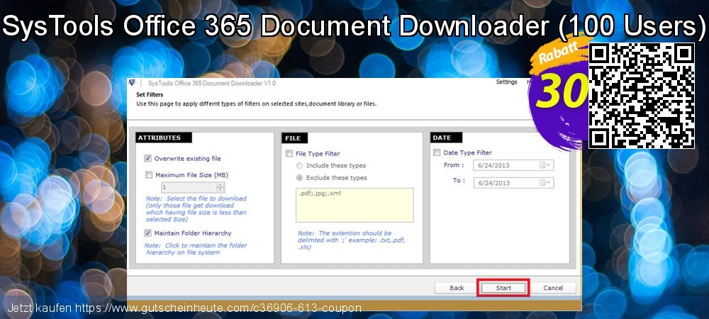 SysTools Office 365 Document Downloader - 100 Users  großartig Ausverkauf Bildschirmfoto