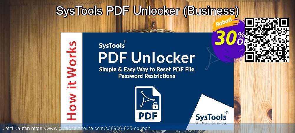 SysTools PDF Unlocker - Business  beeindruckend Nachlass Bildschirmfoto