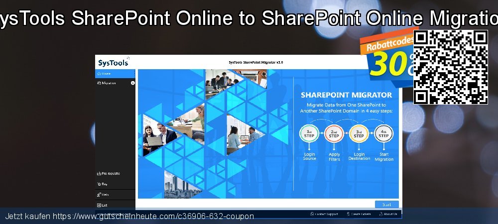 SysTools SharePoint Online to SharePoint Online Migration genial Preisreduzierung Bildschirmfoto