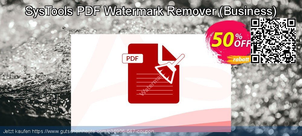 SysTools PDF Watermark Remover - Business  super Ausverkauf Bildschirmfoto