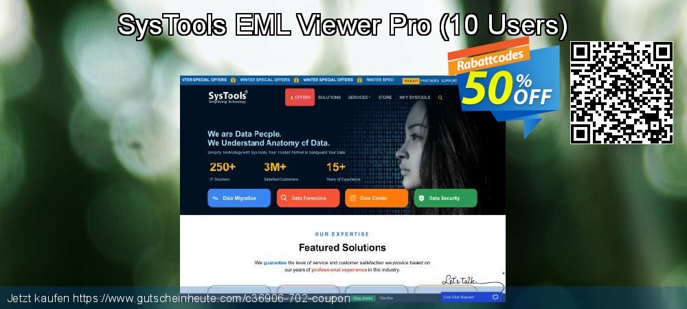 SysTools EML Viewer Pro - 10 Users  Sonderangebote Förderung Bildschirmfoto