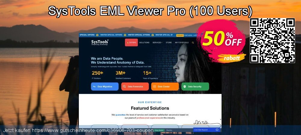 SysTools EML Viewer Pro - 100 Users  erstaunlich Beförderung Bildschirmfoto