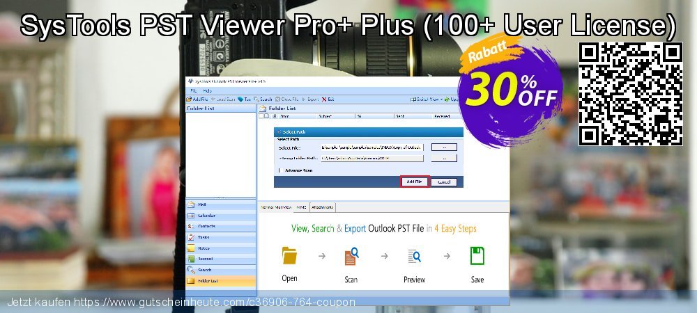 SysTools PST Viewer Pro+ Plus - 100+ User License  Sonderangebote Disagio Bildschirmfoto