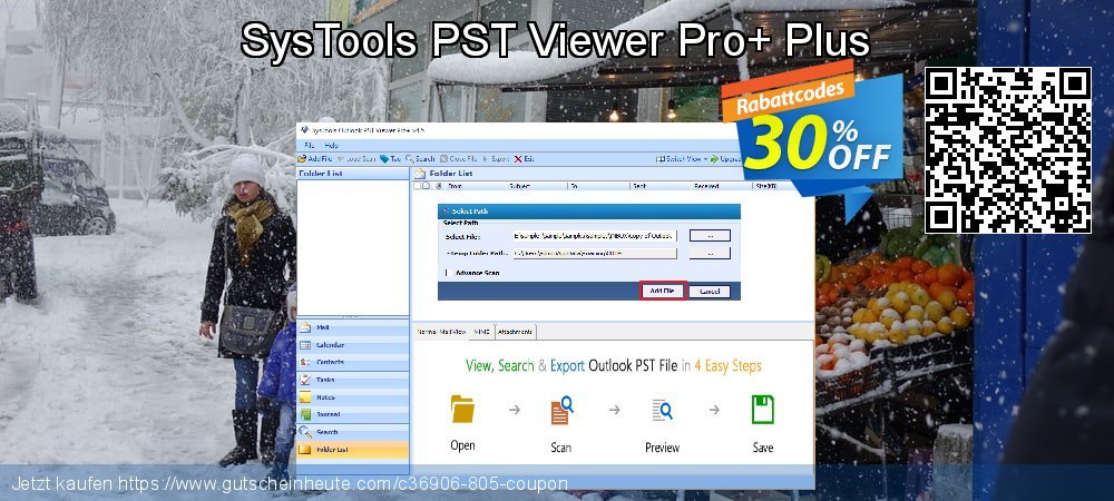 SysTools PST Viewer Pro+ Plus wundervoll Beförderung Bildschirmfoto
