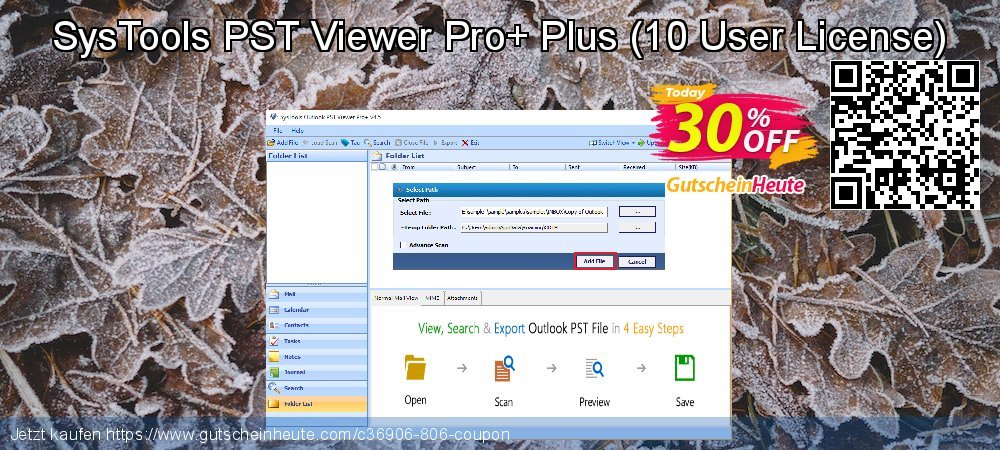 SysTools PST Viewer Pro+ Plus - 10 User License  überraschend Sale Aktionen Bildschirmfoto