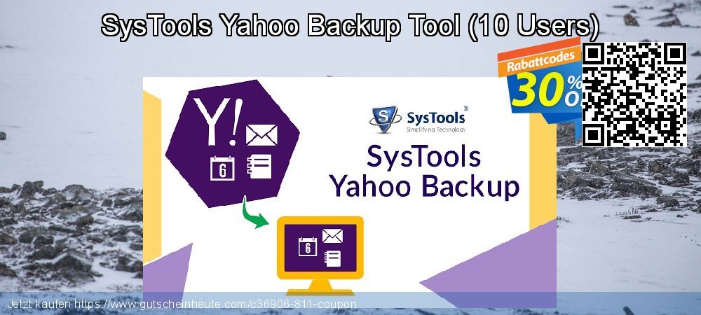 SysTools Yahoo Backup Tool - 10 Users  beeindruckend Promotionsangebot Bildschirmfoto