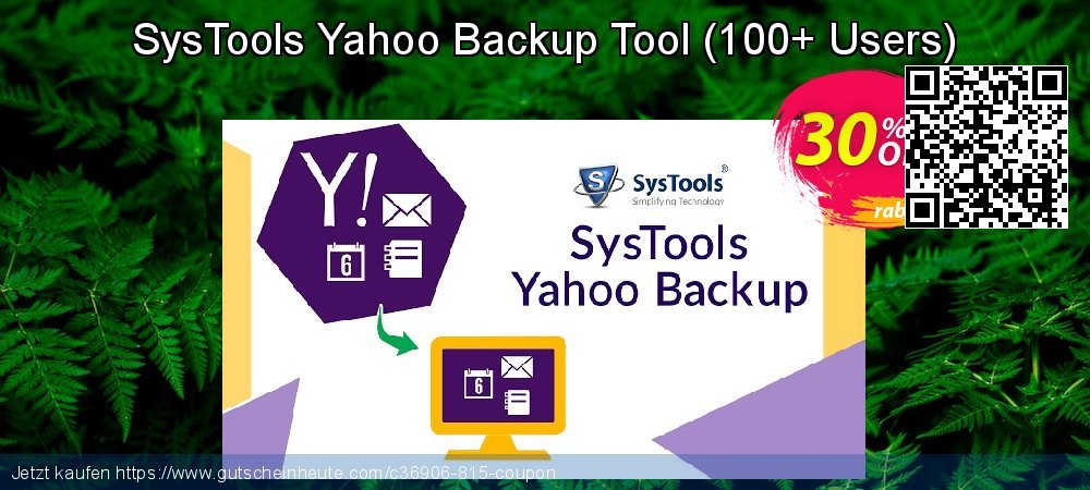 SysTools Yahoo Backup Tool - 100+ Users  umwerfenden Disagio Bildschirmfoto