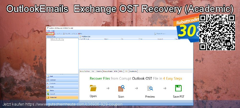 OutlookEmails  Exchange OST Recovery - Academic  wundervoll Angebote Bildschirmfoto