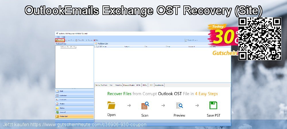 OutlookEmails Exchange OST Recovery - Site  überraschend Promotionsangebot Bildschirmfoto